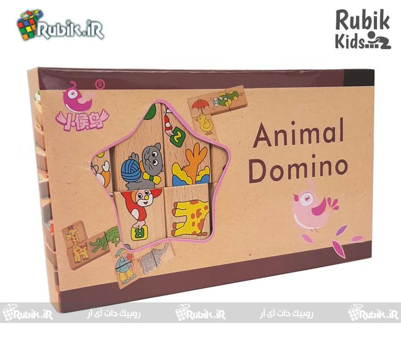 دومینو چوبی حیوانات66Domino-WOOD